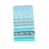 CraftsFabrics 8pcs 40cm*50cm Tropical Flamingo Floral Fabric Fat Quarters Bundle